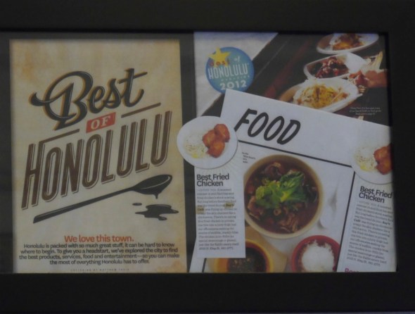 Best of Honolulu 2012 - Ray's Fried Chicken